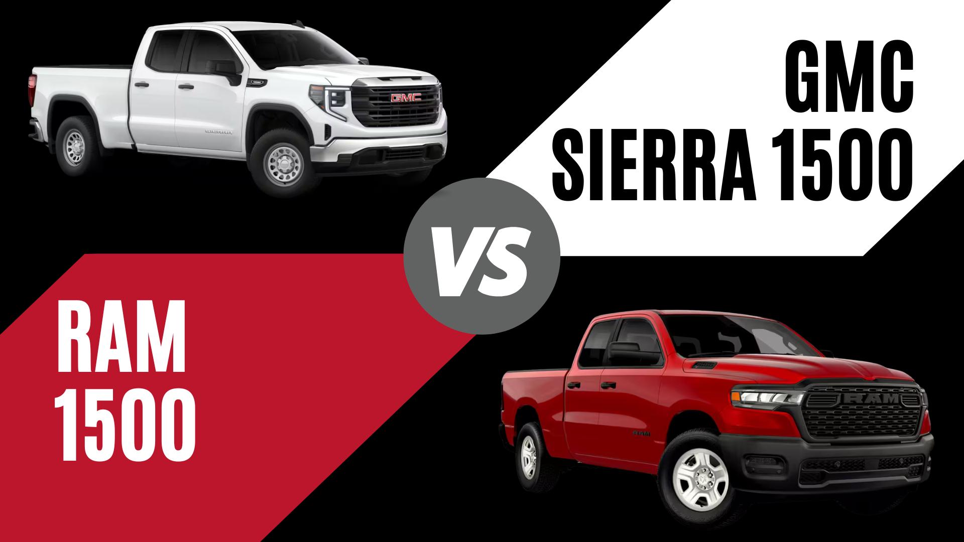 2026 GMC Sierra 1500 and Ram 1500 full-size trucks compared for drivers in Conway, Arkansas