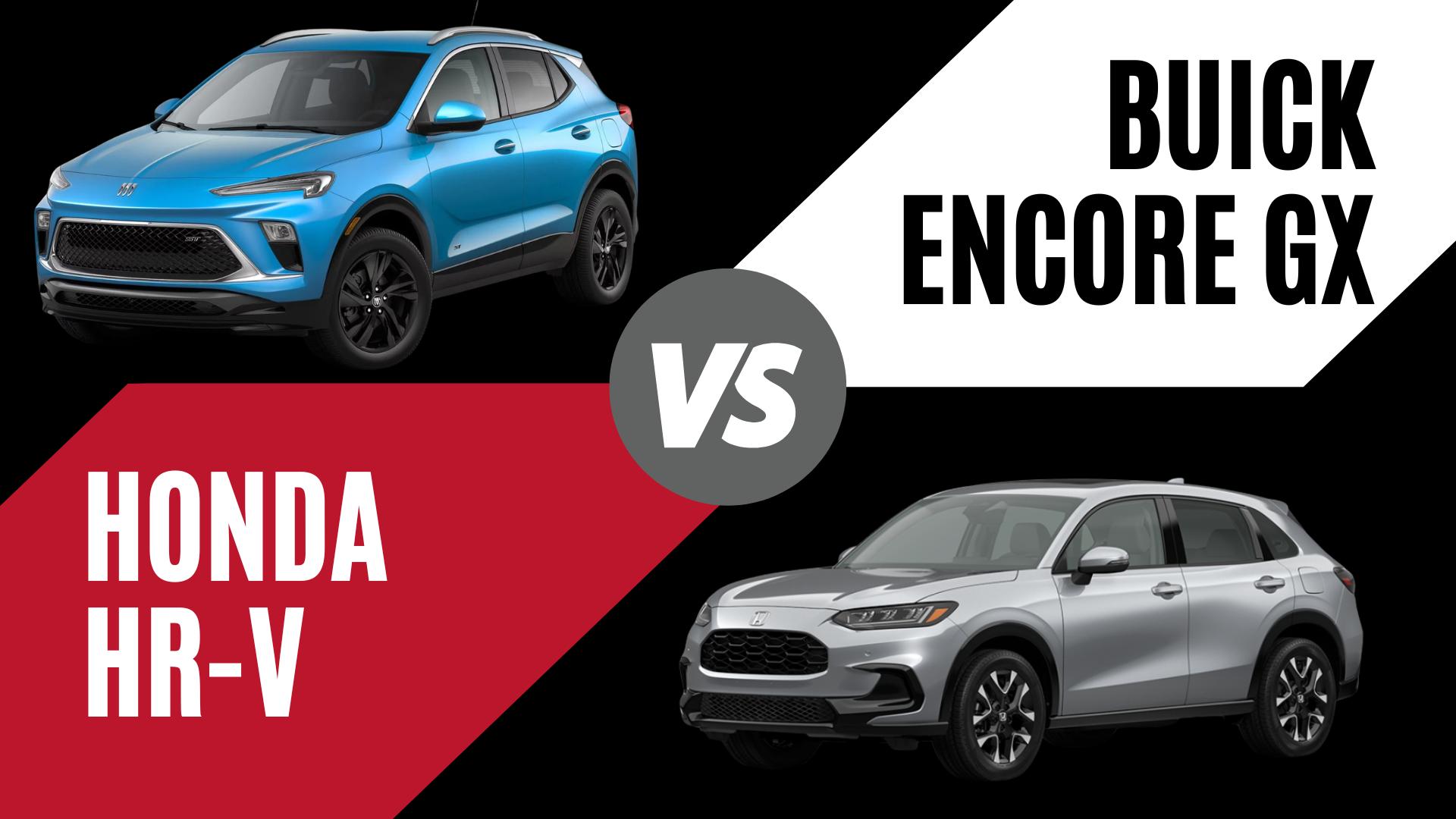 2026 Buick Encore GX and Honda HR-V subcompact SUVs compared side by side for families in Conway, Arkansas