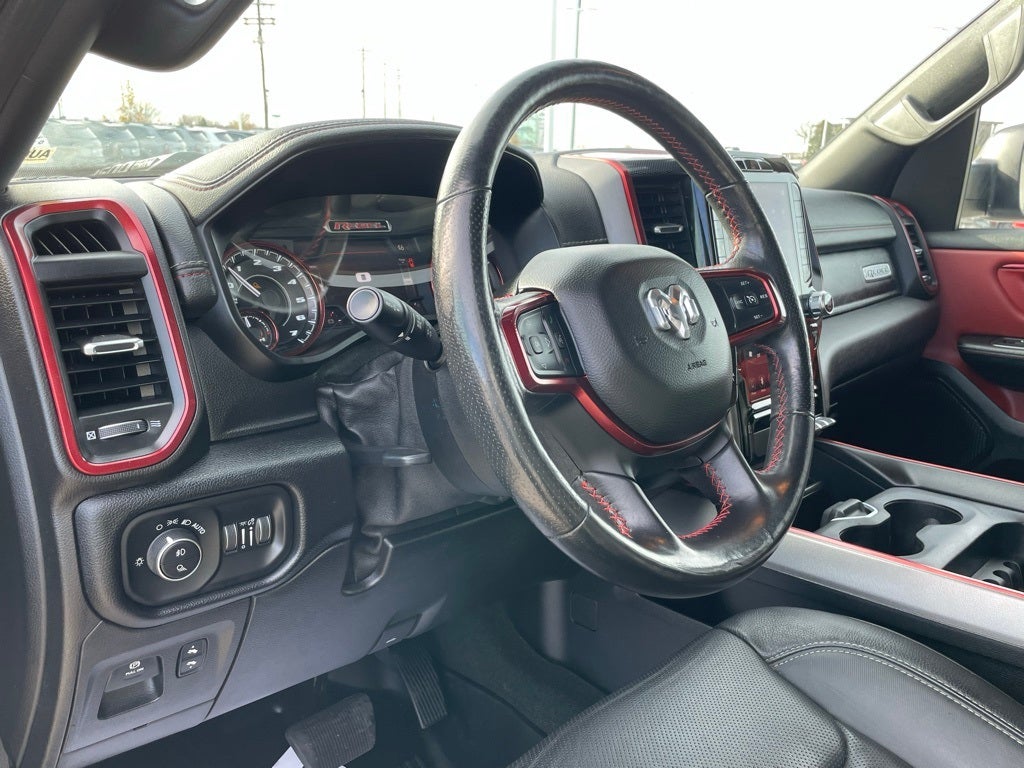 2019 RAM 1500 Rebel - RED INTERIOR ACCENTS / LEATHER BUCKET SEATS