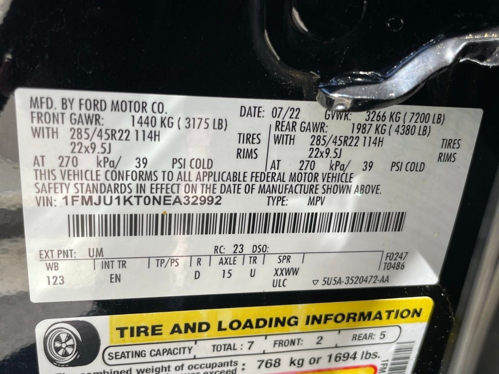 2022 Ford Expedition Limited - PANORAMIC SUNROOF / VENTILATED SEATS