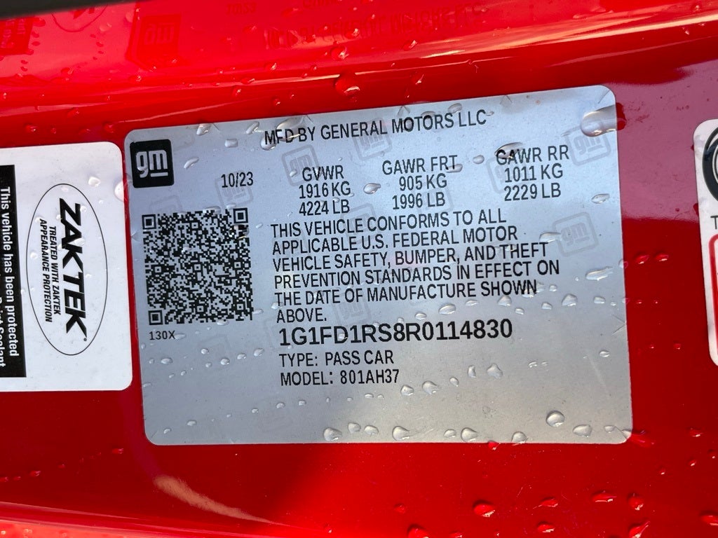 2024 Chevrolet Camaro 2LT 2LT - SUNROOF / 9-SPEAKER BOSE SYSTEM