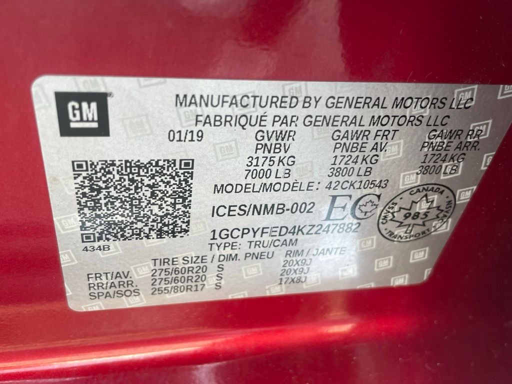 2019 Chevrolet Silverado 1500 LT Trail Boss