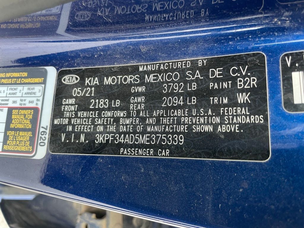 2021 Kia Forte GT-Line