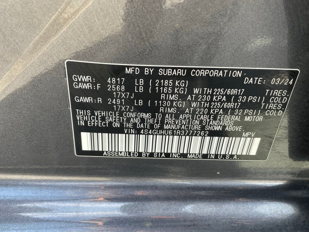 2024 Subaru Crosstrek Wilderness - 9.3 INCH GROUND CLEARANCE / X-MODE