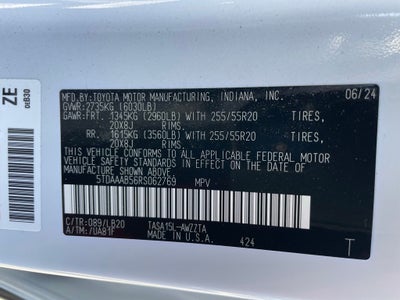 2024 Toyota Grand Highlander Platinum - PANORAMIC SUNROOF / ADAPTIVE CRUISE