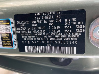 2025 Kia Telluride EX X-Line - KIA CERTIFIED / POWER MOONROOF