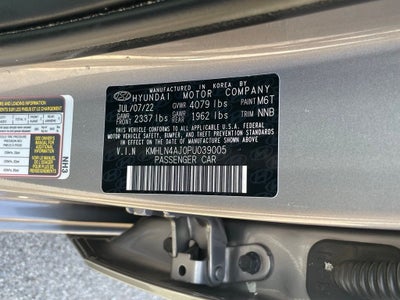 2023 Hyundai Elantra Hybrid Limited - POWER MOONROOF / VENITALTED SEATS