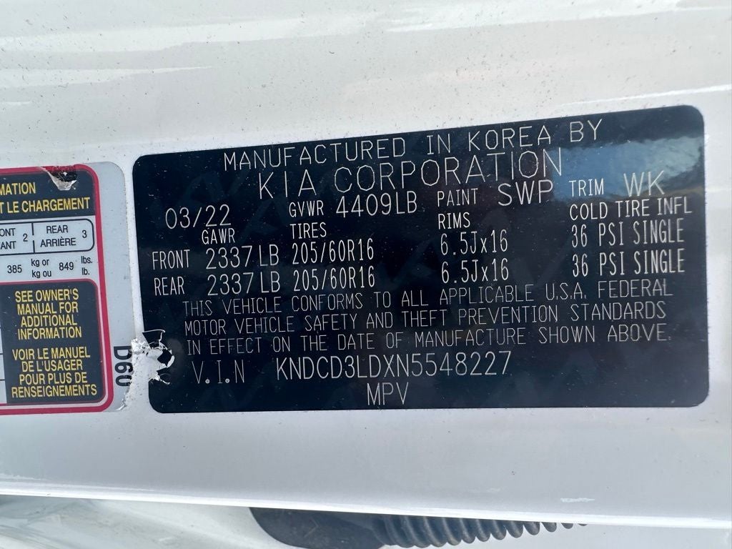 2022 Kia Niro Plug-In Hybrid EX - KIA CERTIFIED / BLIND-SPOT WARNING