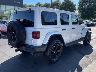 2020 Jeep Wrangler Unlimited Sahara Altitude Leather, Navi, Alpine, One Owner, Clean CarFax