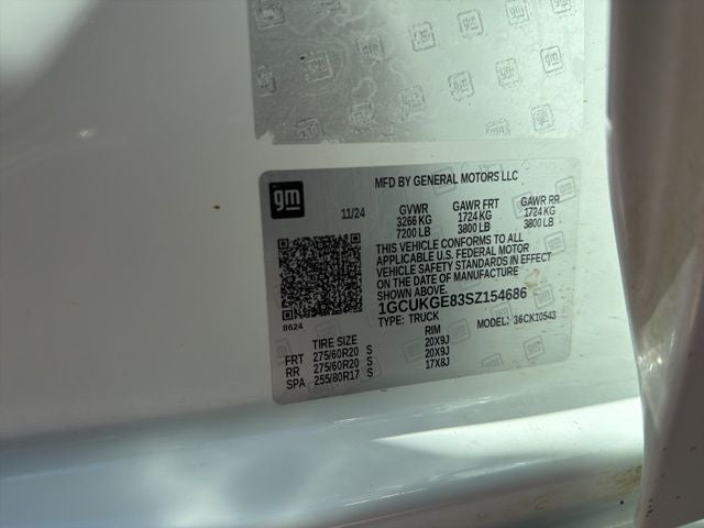 2025 Chevrolet Silverado 1500 LTZ