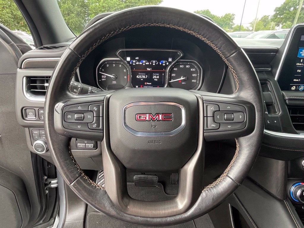 2021 GMC Yukon XL AT4 Pano Roof, Bucket Seats, Power Boards, DVD's