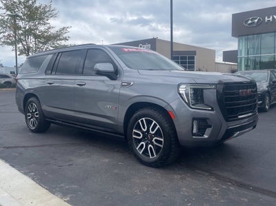 2021 GMC Yukon XL AT4 Pano Roof, Bucket Seats, Power Boards, DVD's