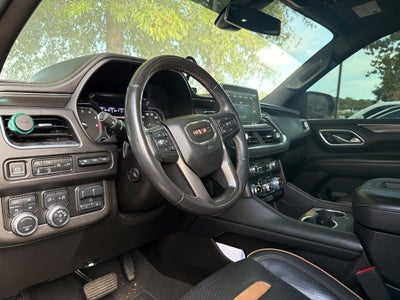 2021 GMC Yukon XL AT4 Pano Roof, Bucket Seats, Power Boards, DVD's