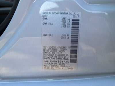 2024 Nissan Altima 2.5 SR