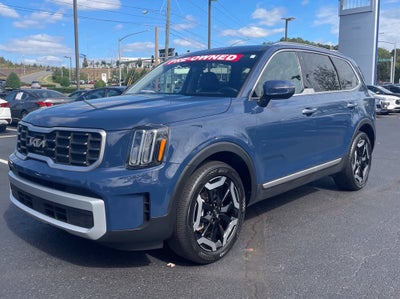 2025 Kia Telluride S Leather, Moonroof, Third Row, Clean CarFax