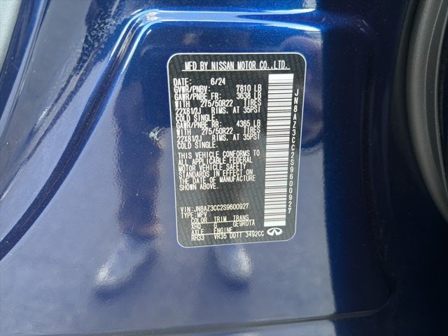 2025 INFINITI QX80 AUTOGRAPH