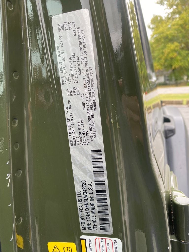 2020 Jeep Wrangler Unlimited Rubicon