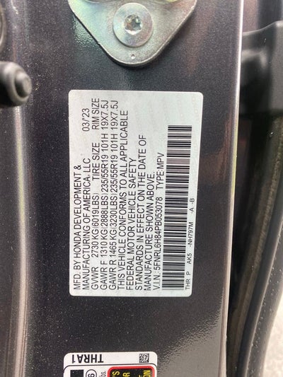 2023 Honda Odyssey Touring