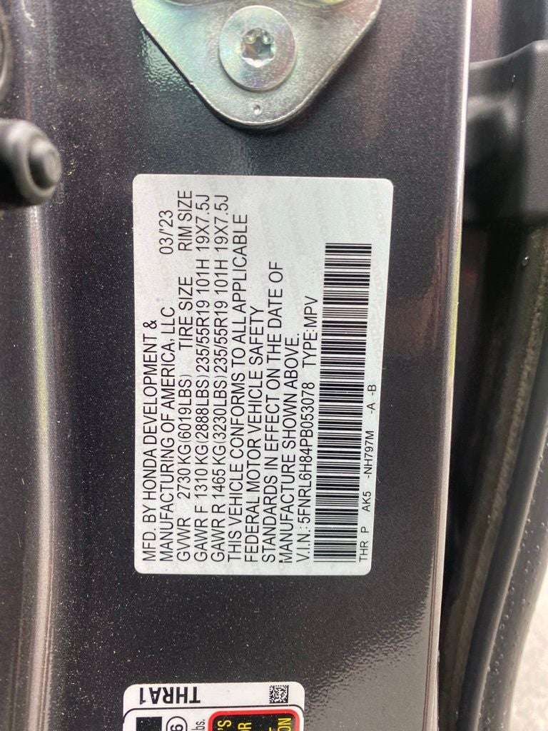 2023 Honda Odyssey Touring