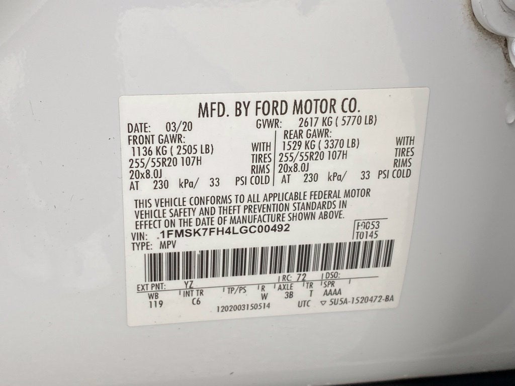 2020 Ford Explorer Limited
