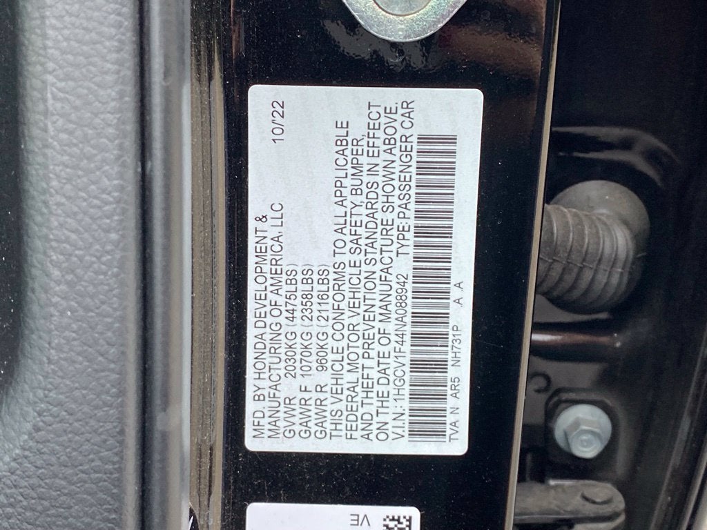 2022 Honda Accord Sport Special Edition