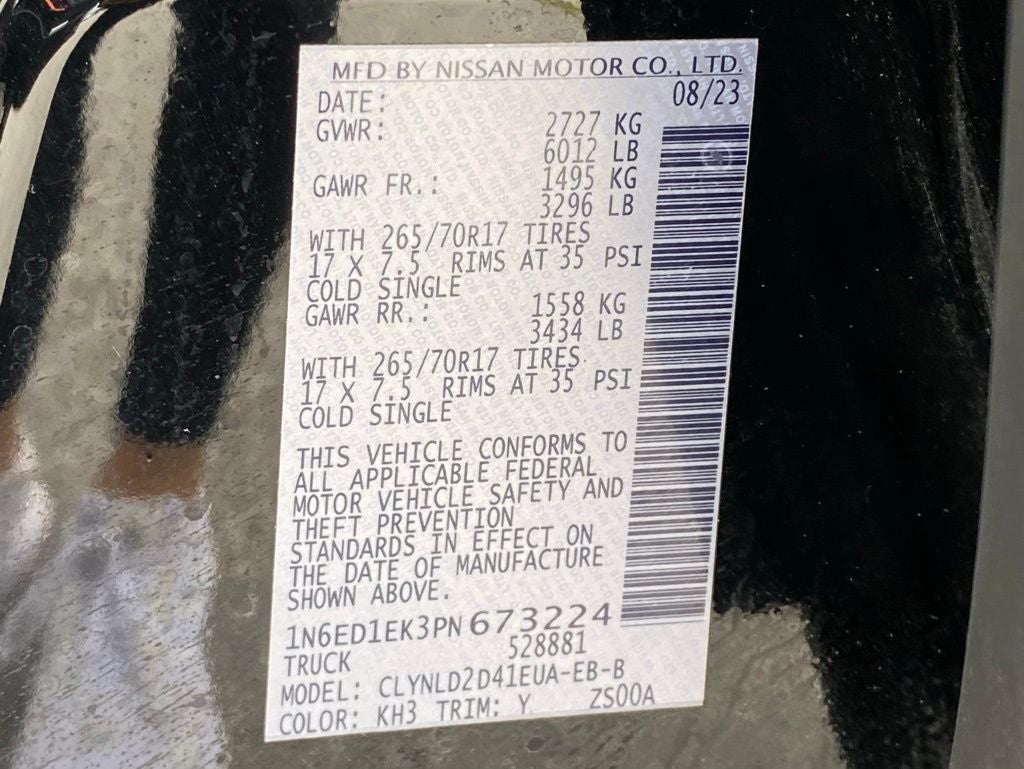 2023 Nissan Frontier PRO-4X