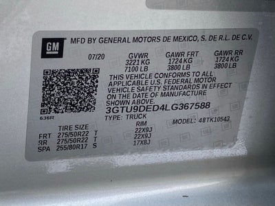 2020 GMC Sierra 1500 SLT