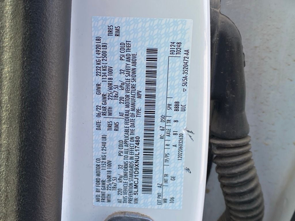 2022 Lincoln Corsair Standard