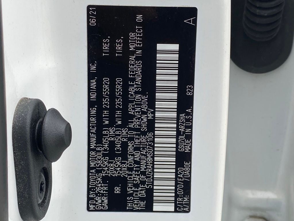 2021 Toyota Highlander XSE