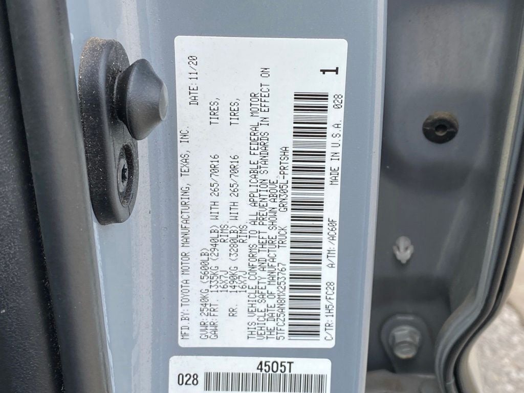 2021 Toyota Tacoma SR5 V6