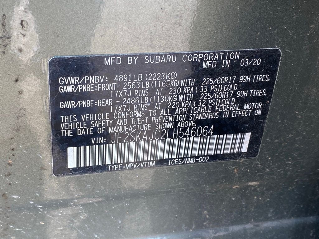 2020 Subaru Forester Premium Premium