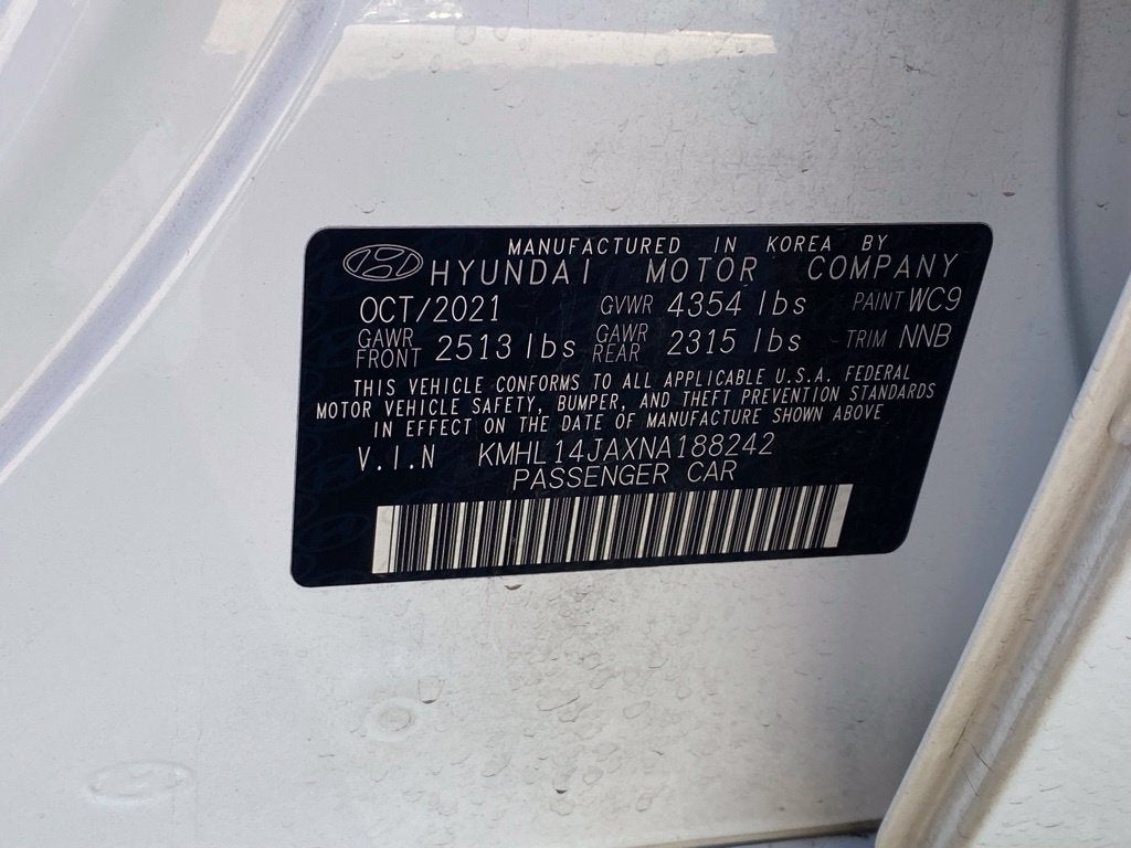 2022 Hyundai Sonata SEL
