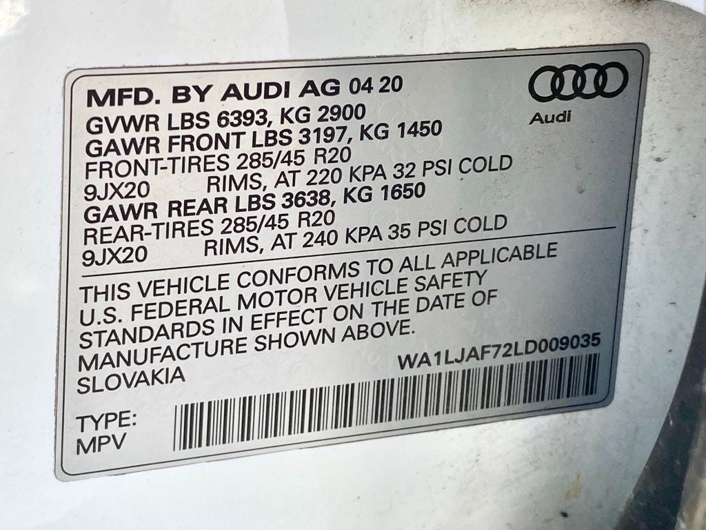 2020 Audi Q7 quattro