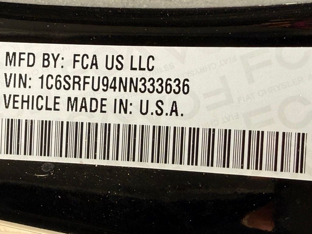 2022 RAM 1500 TRX