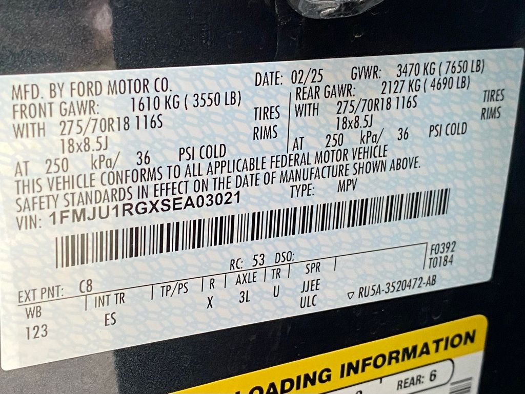 2025 Ford Expedition Tremor ONE OWNER CLEAN CARFAX