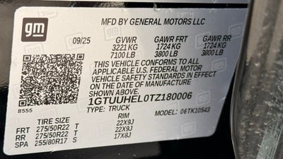 2026 GMC Sierra 1500 Denali Ultimate ONE OWNER CARFAX