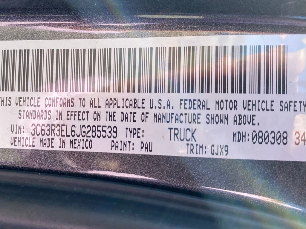 2018 RAM 3500 Laramie BIG LIFT ENERGY