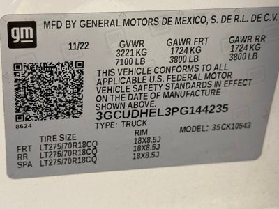 2023 Chevrolet Silverado 1500 ZR2 LEVELED