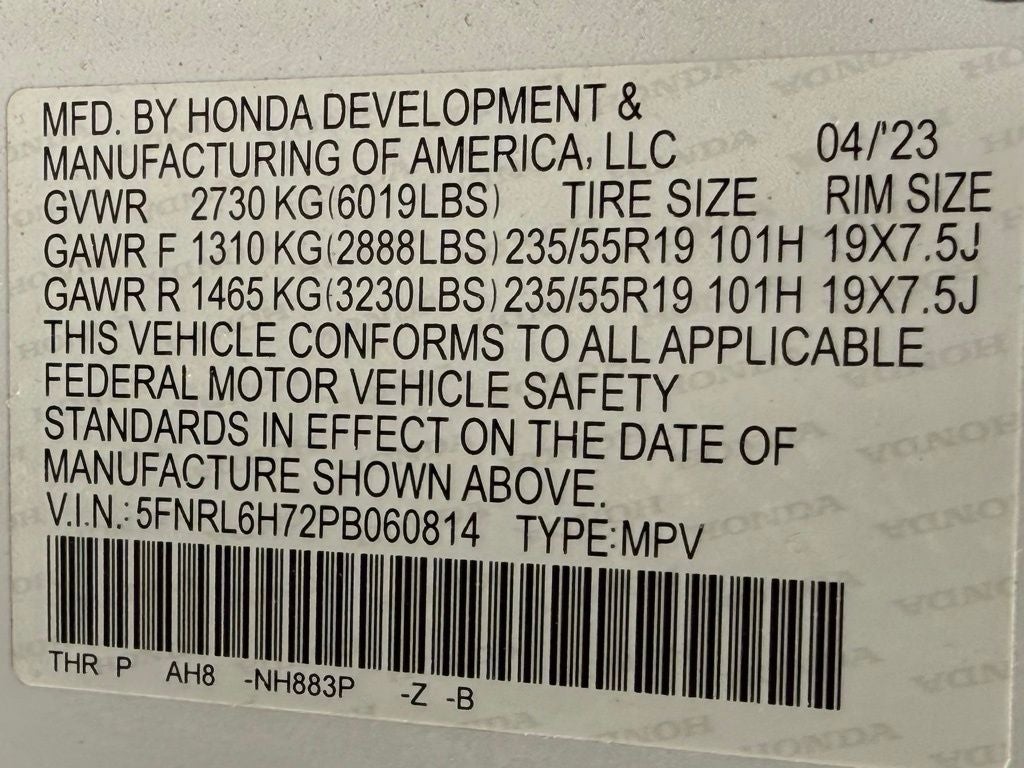 2023 Honda Odyssey Sport CLEAN