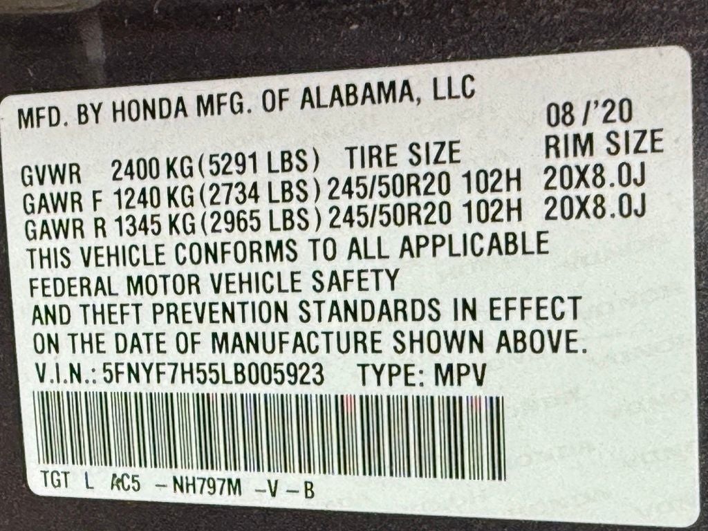 2020 Honda Passport EX-L Memory Seats!!