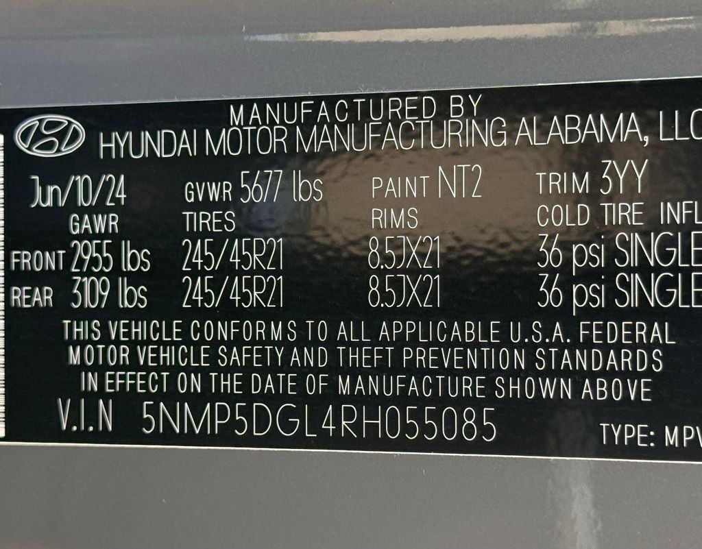 2024 Hyundai Santa Fe Calligraphy NAPPA LEATHER