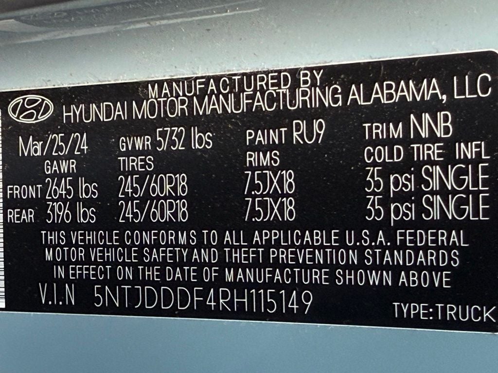 2024 Hyundai Santa Cruz XRT