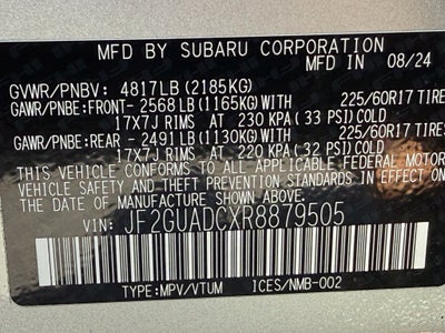 2024 Subaru Crosstrek Premium - AWD / SUNROOF / CLEAN CARFAX