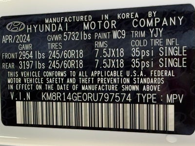 2024 Hyundai Palisade SE NAVIGATION