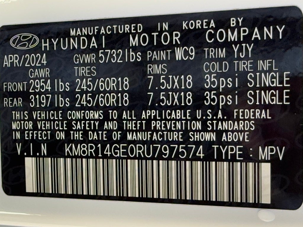 2024 Hyundai Palisade SE NAVIGATION