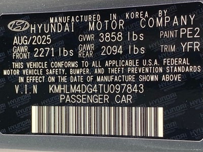 2026 Hyundai Elantra SEL Sport