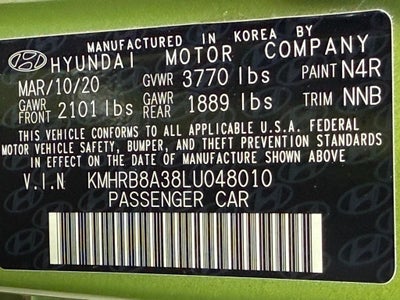 2020 Hyundai Venue SE