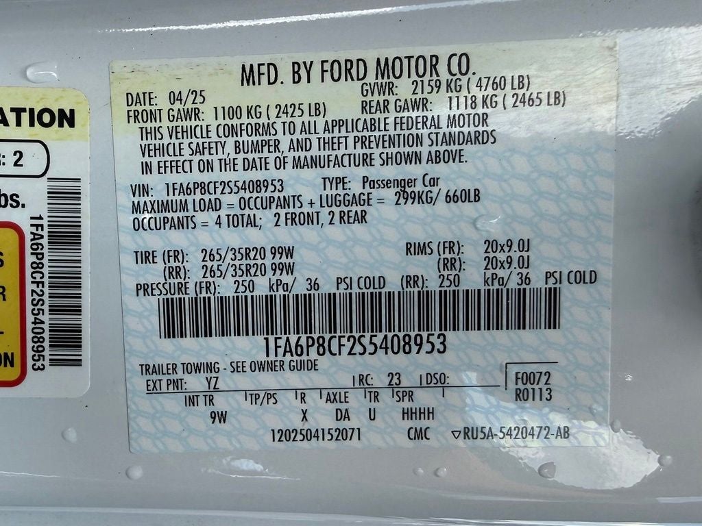 2025 Ford Mustang GT Premium