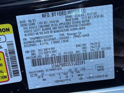 2025 Ford Mustang Dark Horse RTR UPFITTED