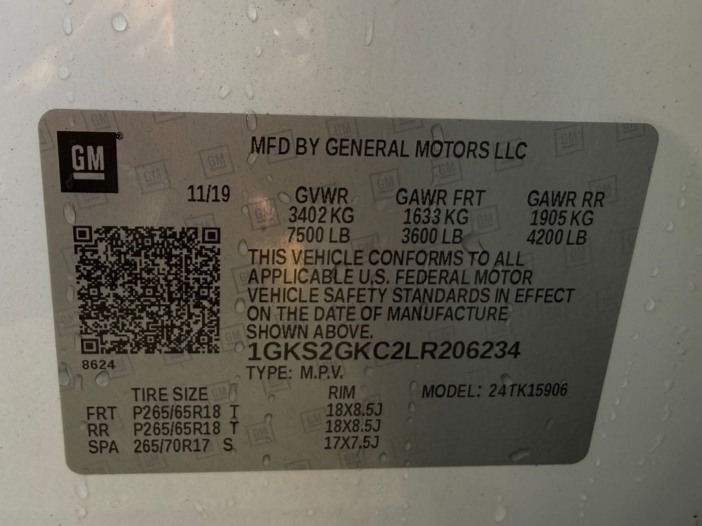 2020 GMC Yukon XL SLT